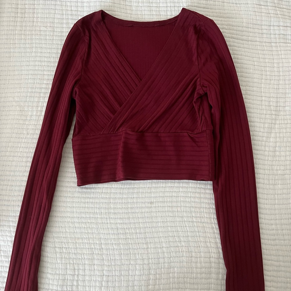 Long Sleeve Crop Top